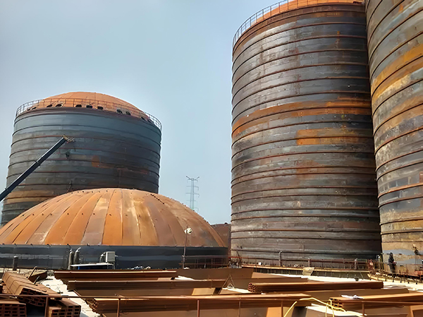 额济纳焦粉钢板仓